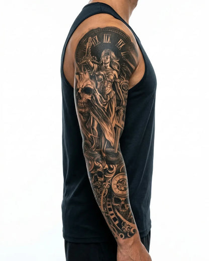 Lady Justice &amp; Skulls