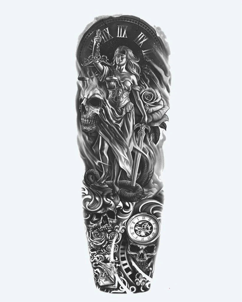 Lady Justice &amp; Skulls